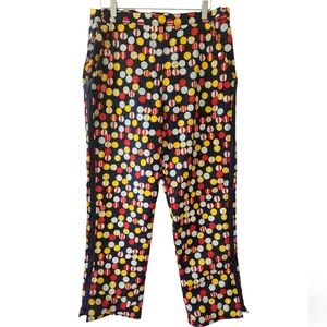 Vintage Topher Ball Graphic Winter Ski Full Zippered Pants Size Men's M